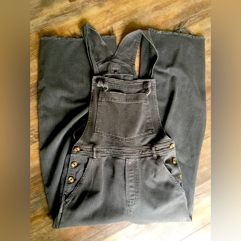 Aerie Wide Leg Overalls